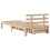 VidaXL vidaXL Bed Frame with Drawers Bed Base Bedstead 90x200 cm Solid Wood Pine 6