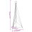 VidaXL vidaXL LED Christmas Tree 363 LEDs Cold White 182 cm waterfall Xmas tree light 10