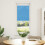 VidaXL vidaXL Plissee Blau 45x150 cm Stoffbreite 44,4 cm Polyester 2