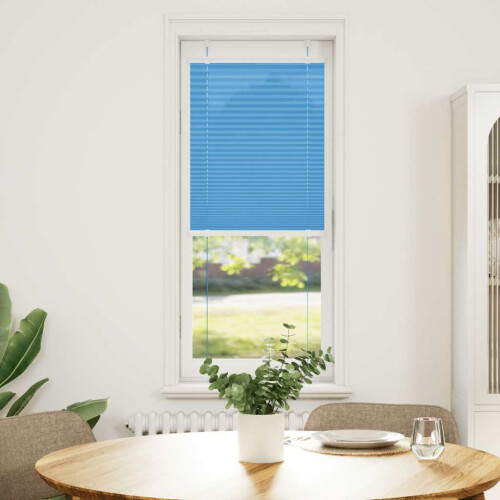 VidaXL vidaXL Plissee Blau 45x150 cm Stoffbreite 44,4 cm Polyester 1
