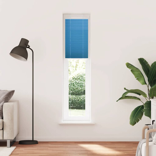 VidaXL vidaXL Plissee Blau 40x200 cm Stoffbreite 39,4 cm Polyester 2