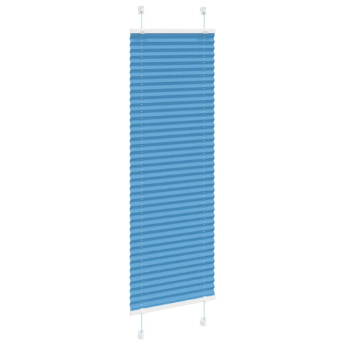 VidaXL vidaXL Plissee Blau 45x150 cm Stoffbreite 44,4 cm Polyester 2