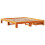 VidaXL vidaXL Bed Frame without Mattress Bed Wax Brown Super King Solid Wood Pine 8