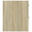 VidaXL vidaXL Badschrank Schmal mit Rollen Sonoma-Eiche Holzwerkstoff 4