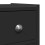 VidaXL vidaXL Badschrank Schmal mit Rollen Schwarz Holzwerkstoff 8