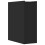 VidaXL vidaXL Badschrank Schmal mit Rollen Schwarz Holzwerkstoff 5