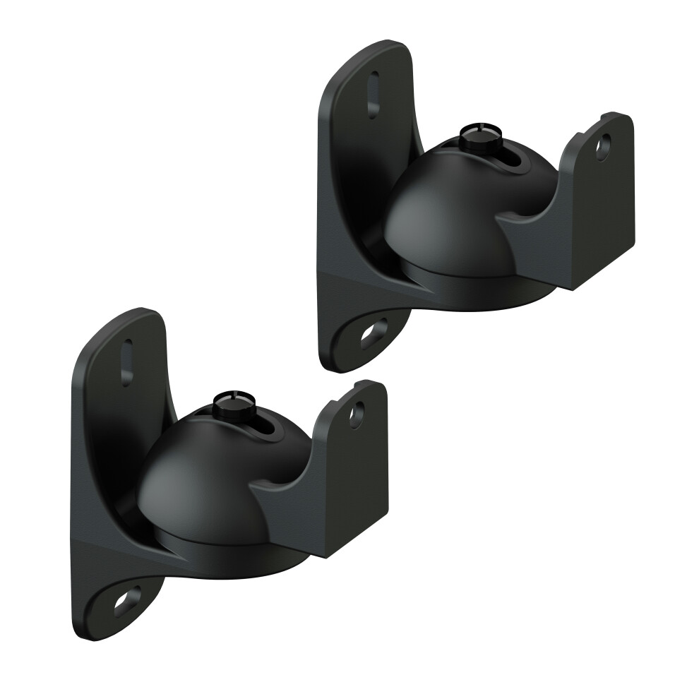 (Black) Speaker Wall Bracket Pair