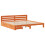 VidaXL vidaXL Bed Frame without Mattress Bed Wax Brown Super King Solid Wood Pine 3