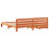 VidaXL vidaXL Bed Frame without Mattress Bed Wax Brown Super King Solid Wood Pine 7