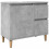 VidaXL vidaXL Sink Cabinet Vanity Unit Storage Cupboard Concrete Grey Engineered Wood 2