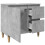 VidaXL vidaXL Sink Cabinet Vanity Unit Storage Cupboard Concrete Grey Engineered Wood 5