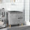 VidaXL vidaXL Sink Cabinet Vanity Unit Storage Cupboard Concrete Grey Engineered Wood 3