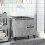 VidaXL vidaXL Sink Cabinet Vanity Unit Storage Cupboard Concrete Grey Engineered Wood 3