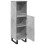 VidaXL vidaXL Bathroom Cabinet Cupboard Vanity Unit Concrete Grey Engineered Wood 6