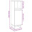 VidaXL vidaXL Bathroom Cabinet Cupboard Vanity Unit Concrete Grey Engineered Wood 9