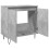 VidaXL vidaXL Bathroom Cabinet Cupboard Vanity Unit Concrete Grey Engineered Wood 7