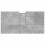 VidaXL vidaXL Bathroom Cabinet Cupboard Vanity Unit Concrete Grey Engineered Wood 7