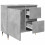 VidaXL vidaXL Bathroom Cabinet Cupboard Vanity Unit Concrete Grey Engineered Wood 8