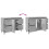 VidaXL vidaXL Bathroom Cabinet Cupboard Vanity Unit Concrete Grey Engineered Wood 9