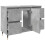 VidaXL vidaXL Bathroom Cabinet Cupboard Vanity Unit Concrete Grey Engineered Wood 8