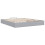 VidaXL vidaXL Ottoman Bed Frame without Mattress Light Grey Super King Fabric 9
