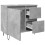 VidaXL vidaXL Sink Cabinet Vanity Unit Storage Cupboard Concrete Oak Engineered Wood 5