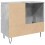 VidaXL vidaXL Sink Cabinet Vanity Unit Storage Cupboard Concrete Oak Engineered Wood 7