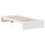 VidaXL (white, 75 x 190 cm) vidaXL Bookcase Bed without Mattress Bed Base Solid Wood Pine 5