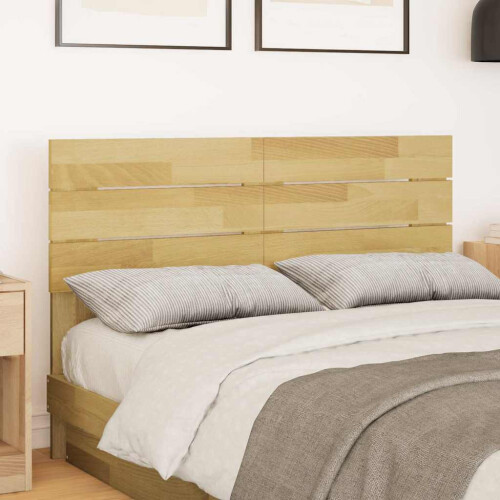 VidaXL vidaXL Kopfteil 120 cm Massivholz Eiche 2