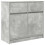 VidaXL vidaXL Sideboard with Drawer Concrete Grey 80x34x76 cm Engineered Wood 4