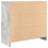 VidaXL vidaXL Sideboard with Drawer Concrete Grey 80x34x76 cm Engineered Wood 8