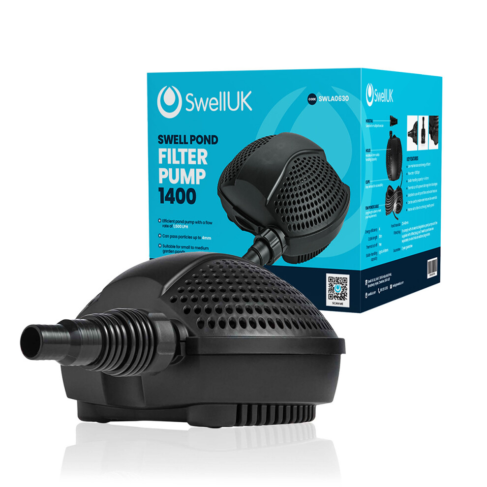 (1400) Swell UK Pond Filter Pump