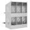 VidaXL vidaXL Chicken Nesting Box with 6 Compartments Galvanized Silver Metal 3