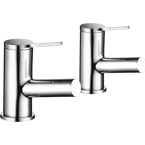 Mira-Showers Mira Evolve Bath Pillar Taps Chrome 1/2"
