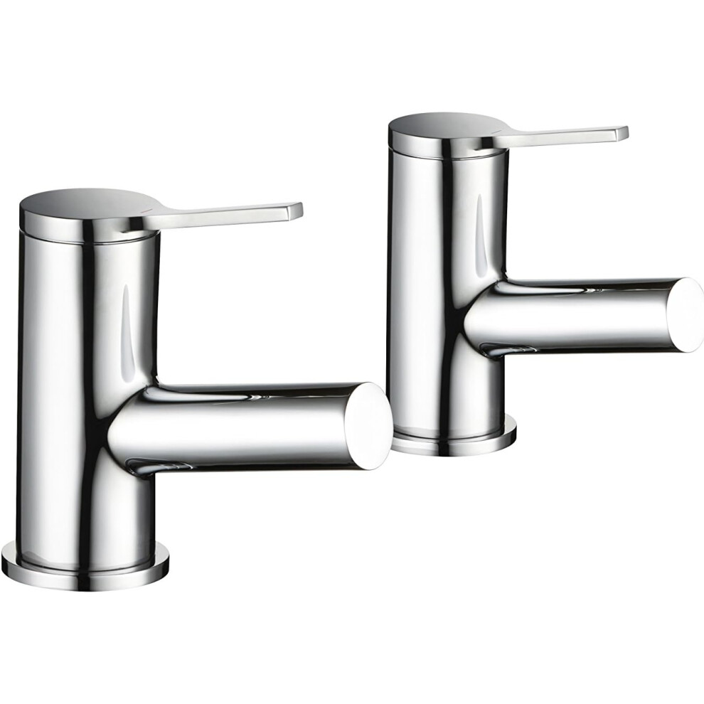 Mira Evolve Bath Pillar Taps Chrome 1/2" 5013181067033