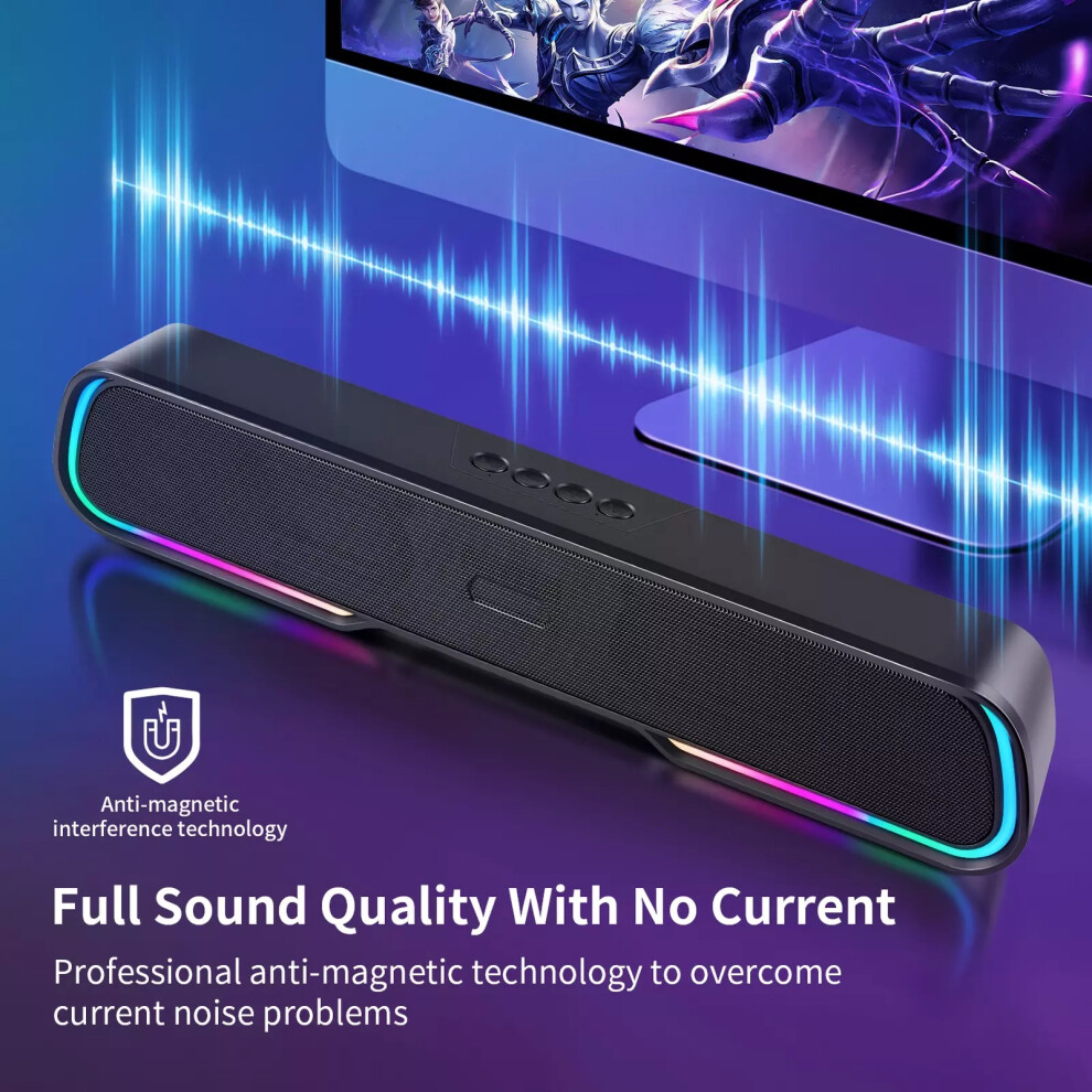 Soundbars Powerful TV Sound Bar Home Theater Subwoofer Soundbar with Bluetooth Wireless
