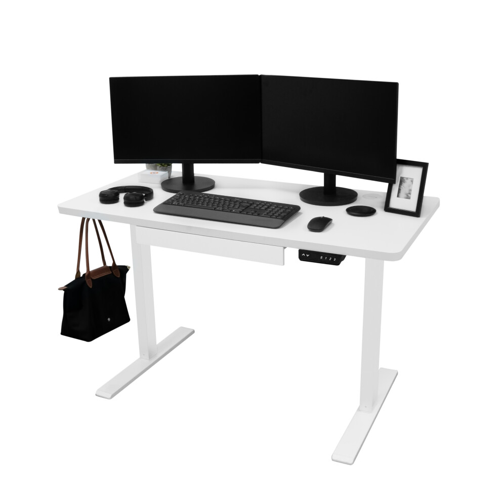 (120cm X 60cm) Electric Standing Desk With Drawer