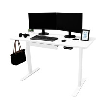 (140cm x 60cm) Electric Standing Desk With Drawer