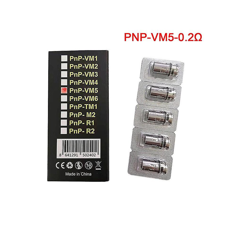 (C) 5pcs/box Voopoo Pnp Coil Vm1/vm3/vm5/r1/m2atomization Replacement Core