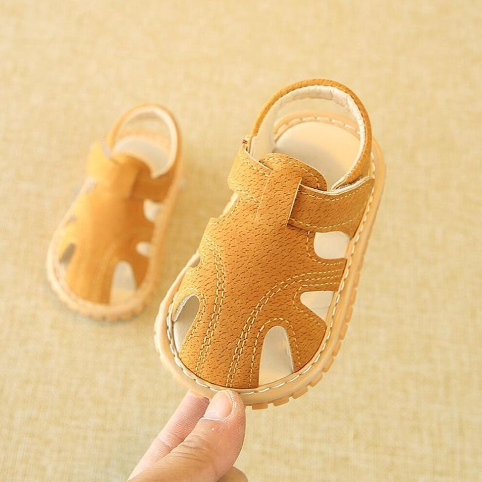 (khaki, 17) Baby Sandals Toddler Boys First Walkers Newborn Girls First Shoes Indoor Soft Sole Infant Sandals Summer Beach Baby Shoes