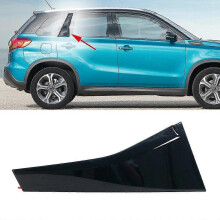 (Rear Right) Car Front Door Rear Door Pillar Trim Decoration Outer Garnish Cover For Suzuki Vitara 2016 2017 2018 2019 2020