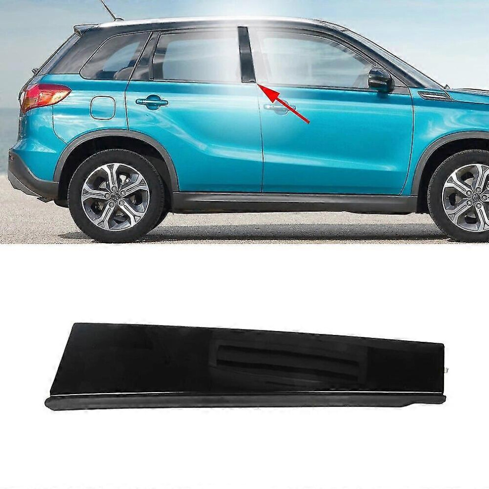 (Middle Right) Car Front Door Rear Door Pillar Trim Decoration Outer Garnish Cover For Suzuki Vitara 2016 2017 2018 2019 2020 5778930014941
