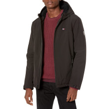 Tommy Hilfiger herr Soft Shell Sherpa Fodrad Prestandajacka, Ny svart, X-Large US