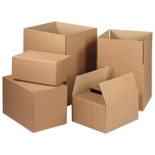 10 x 12 x 9 x 6" (305x229x152mm) Strong Single Wall Cardboard Boxes