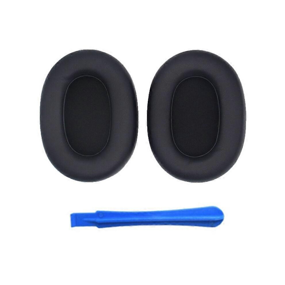(Black) For Jabra Elite 85H 1 Pair Headphone Earpads Replace Sponge Earmuffs With Crowbar Black 5778930016020