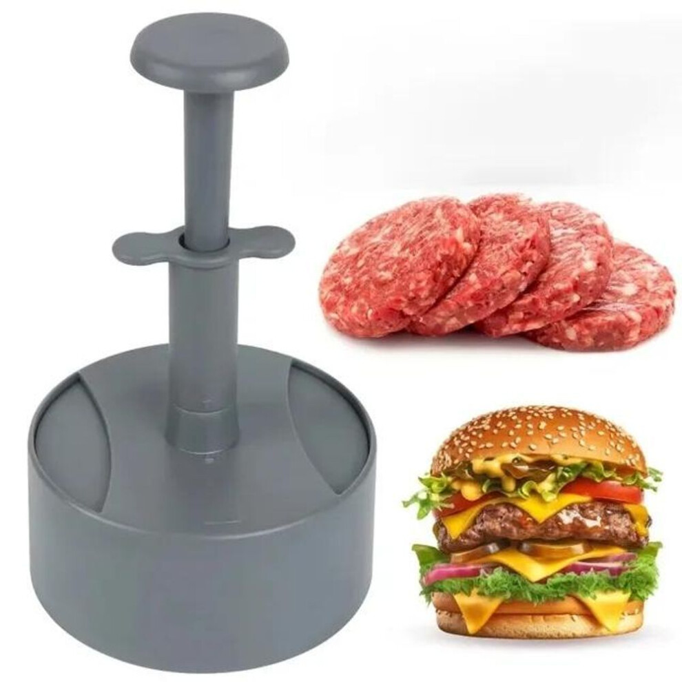 (grey) Hamburger Press Burger Patty Maker For Stuffed Burgers Beef Veggie Maker Mold Perfect For Burgers Patties Cooking Bbq