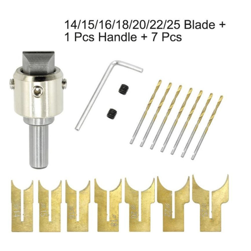 (16pcs) 10/16pcs Carbide Ball Blade Woodworking Milling Cutter Molding Tool Beads Router Bit Drills Bit Set 6-12mm/14-25mm Drills Bit Set