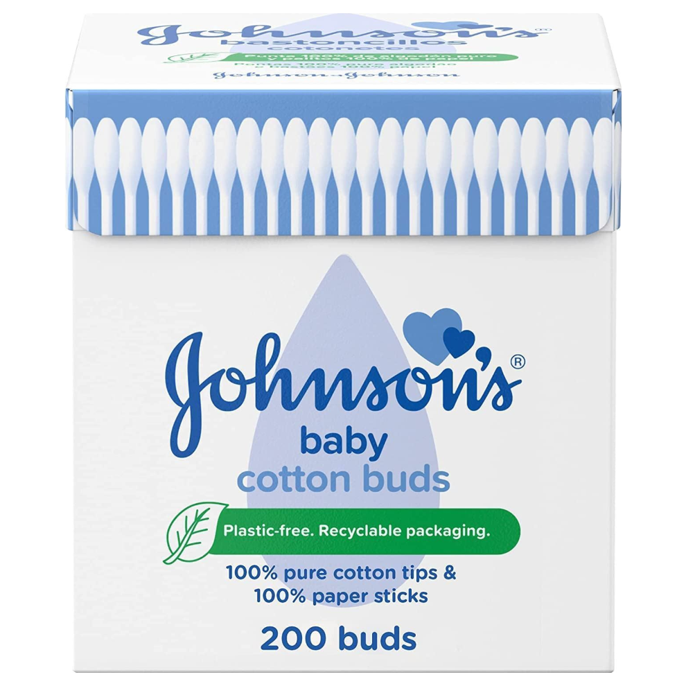 Johnson's Baby Cotton Buds, (6 Pack 200Pcs) Total 1200