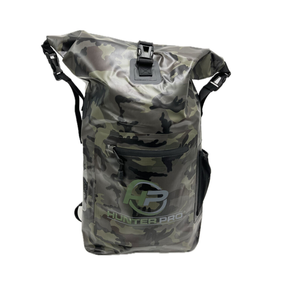 Hunter Pro (Camo) 25Ltr Dry Bag. Great For Fishing, Kayaking, Paddle Boarding, Sailing, Motorcycling, Cycling, Hiking Etc.