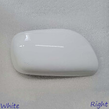 (White Right) Car Accessories For Toyota Yaris 2006-2011 Rearview Mirror Cover Reverse Mirror Shell Mirror Case Housing